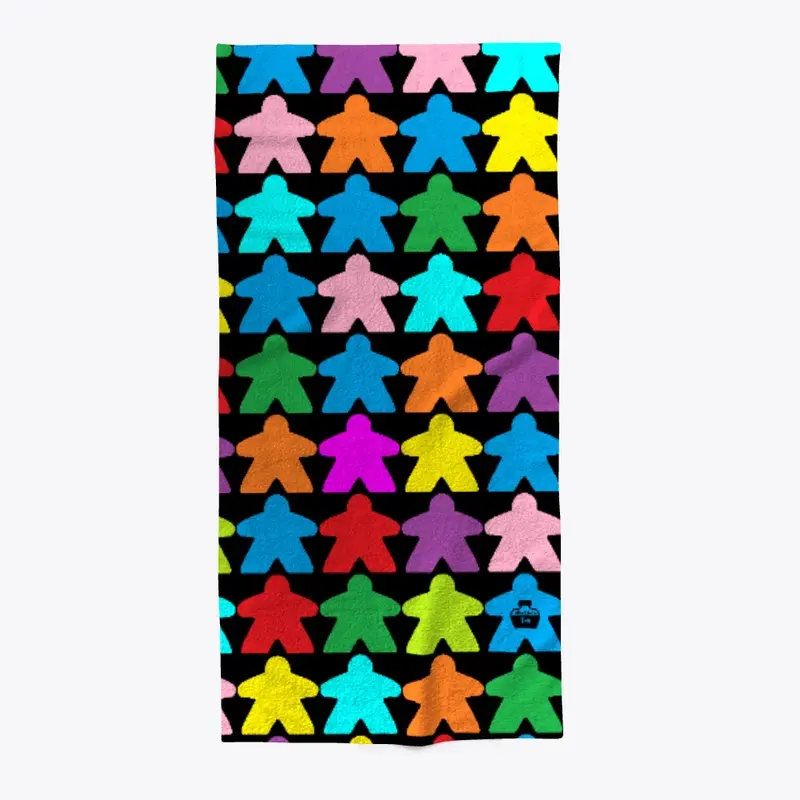 Multicolor Meeples by Blackburn Ink