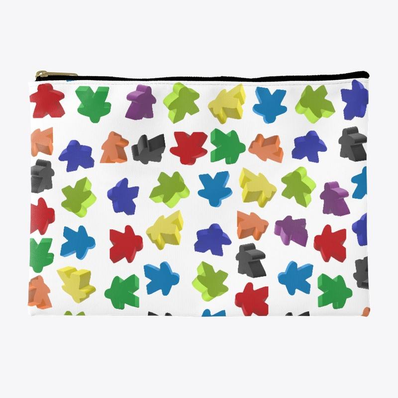 Falling Meeples by Blackburn Ink